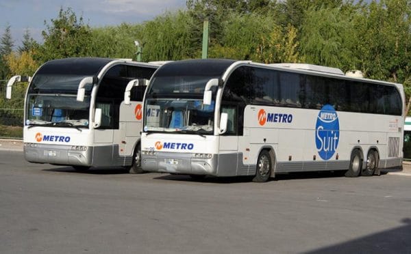 Автобусное сообщение в Турции