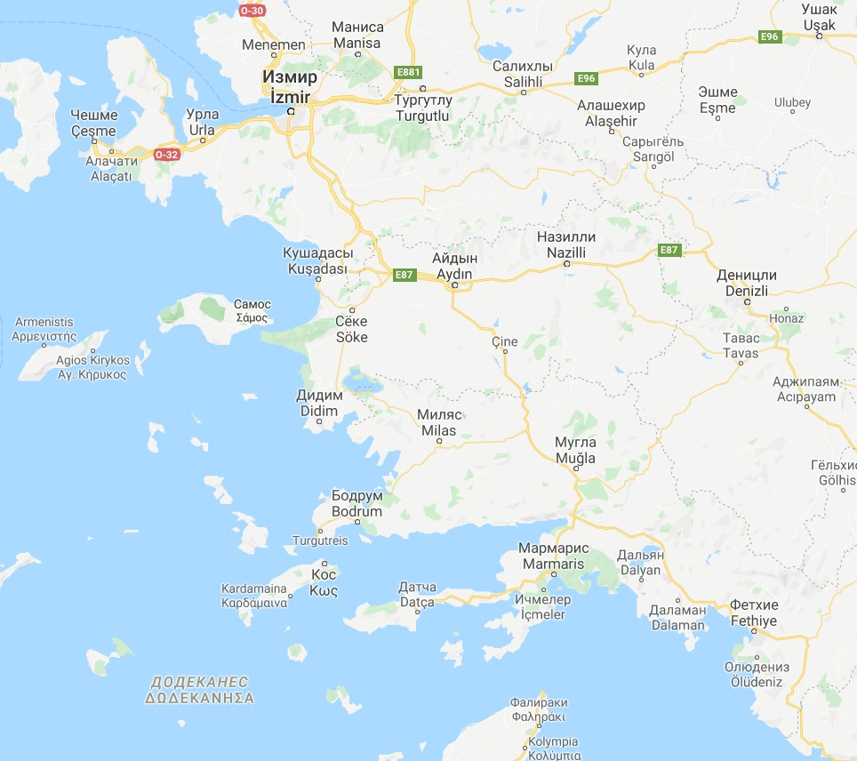 Карта побережья Эгейского моря в Турции. Карта Эгейского моря Бодрум Мармарис. Кушадасы- Эгейское море на карте. Эгейское побережье Турции карта. Где находится мармарис