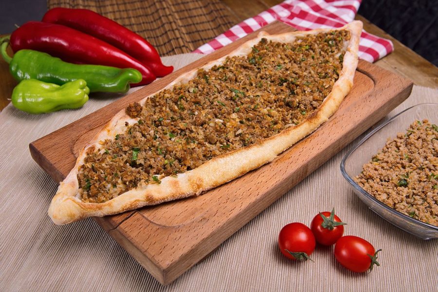 Kıymalı Pide или пиде с мясом