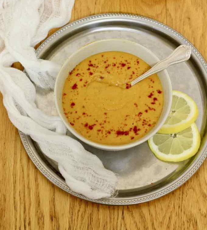 Чечевичный суп с чечевичным мясом (ragoût de lentilles)