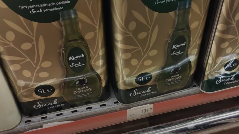 Оливковое масло из Турции в больших канистрах по 5 литров и 135 лир