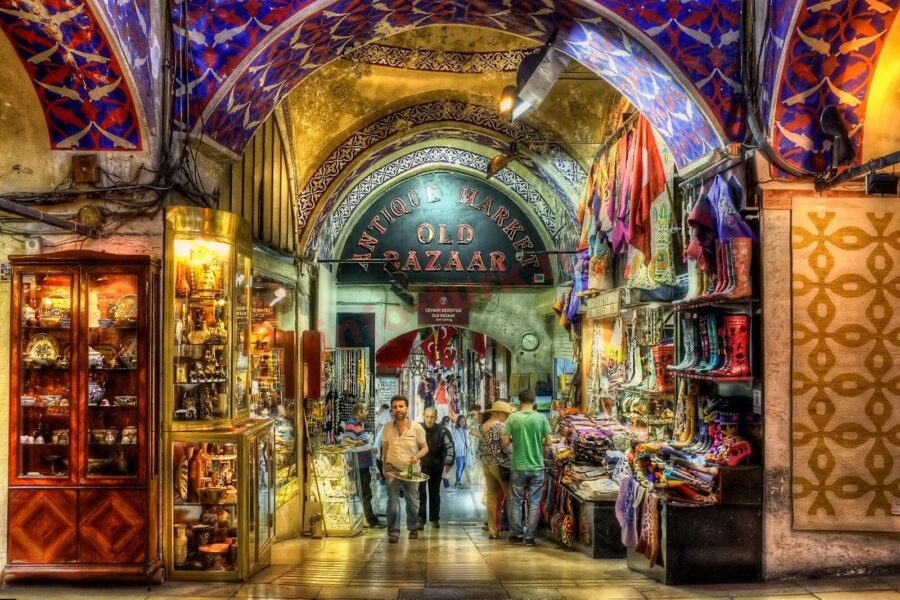 Рынок Гранд базар в Стамбуле