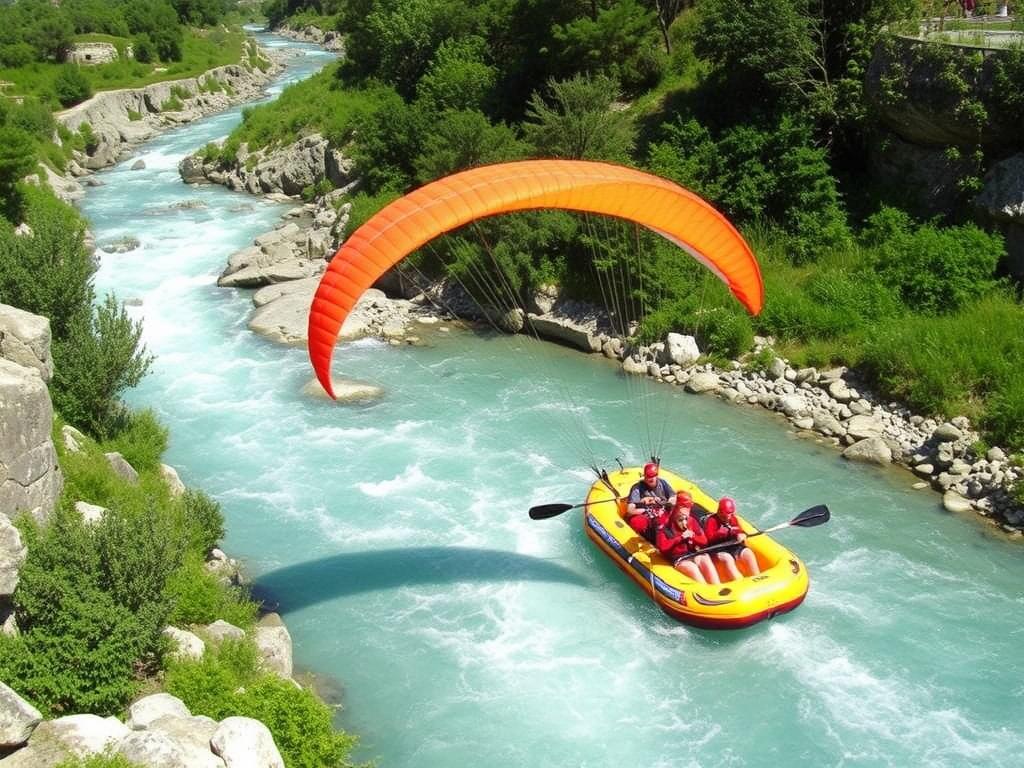 Активный отдых в Турции: парапланеризм, рафтинг, треккинг