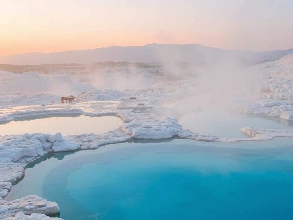 Памуккале: термальные источники и древний Иераполис